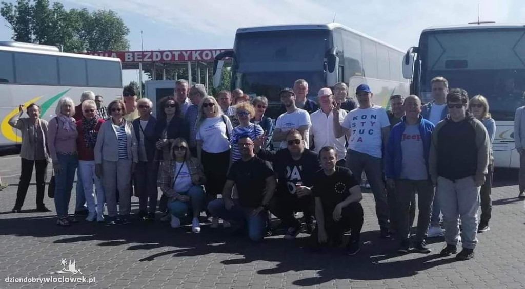 Włocławianie na marszu w Warszawie