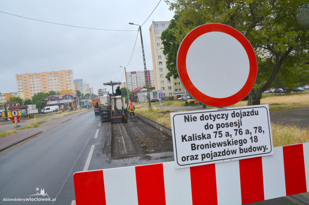 Budują średnicówkę. Fragment Kaliskiej znika