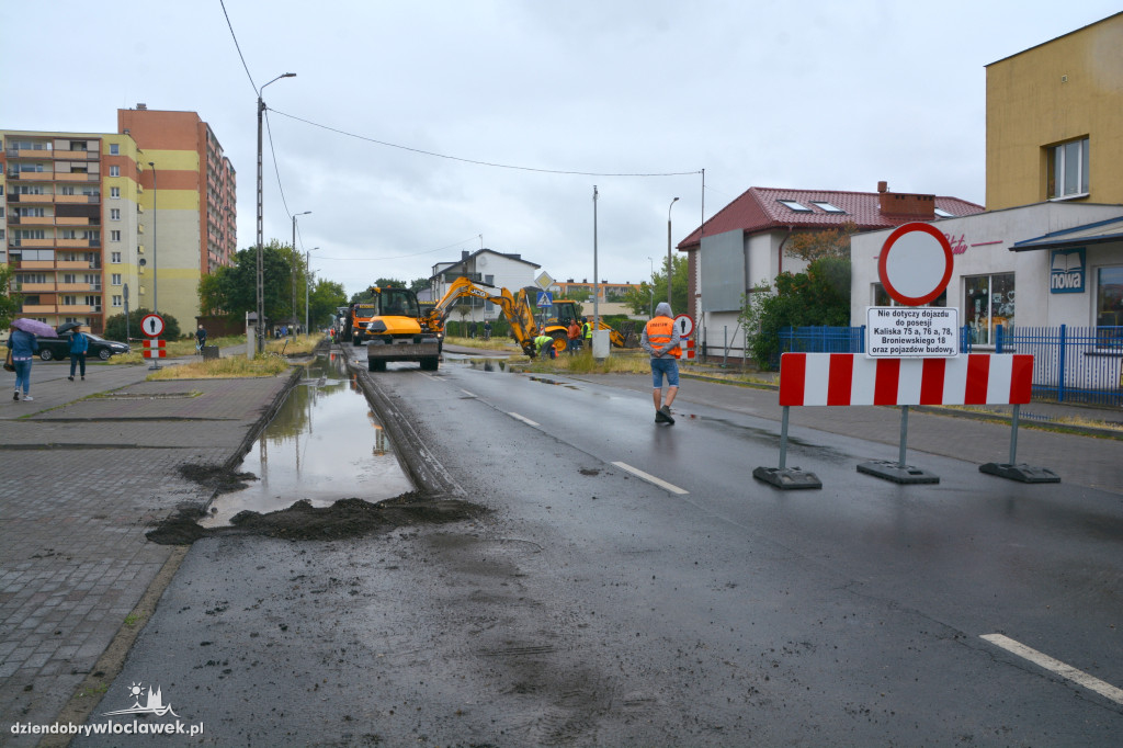 Budują średnicówkę. Fragment Kaliskiej znika