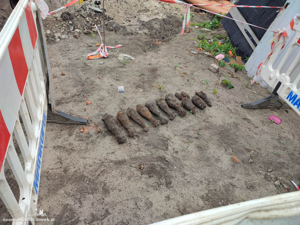 10 niewybuchów na terenie budowy sądu