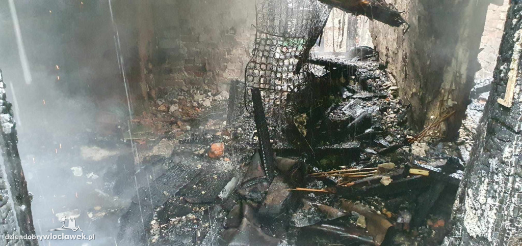 Pożar pustostanu przy ul. Żytniej
