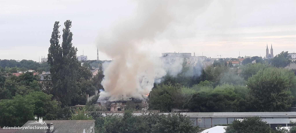 Pożar pustostanu przy ul. Żytniej