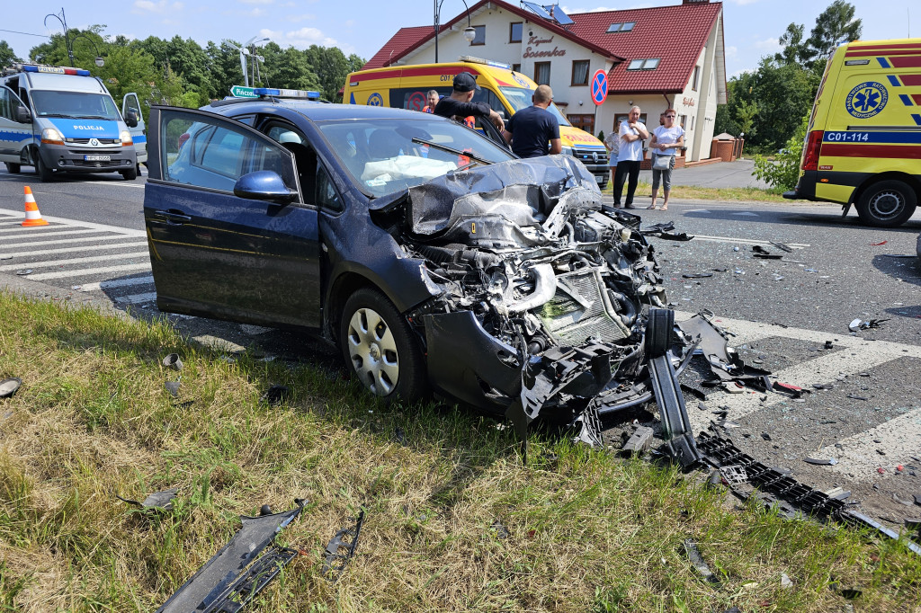 Wypadek na DK 91