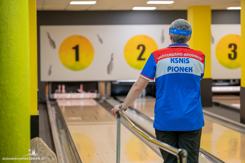 Niewidomi sportowcy we włocławskiej kręgielni