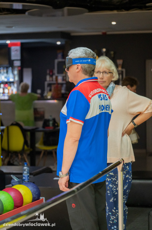 Niewidomi sportowcy we włocławskiej kręgielni