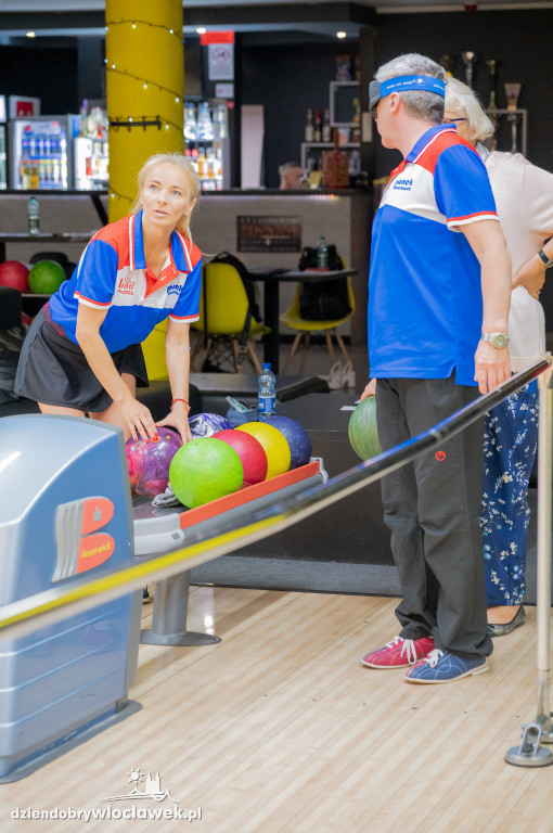 Niewidomi sportowcy we włocławskiej kręgielni