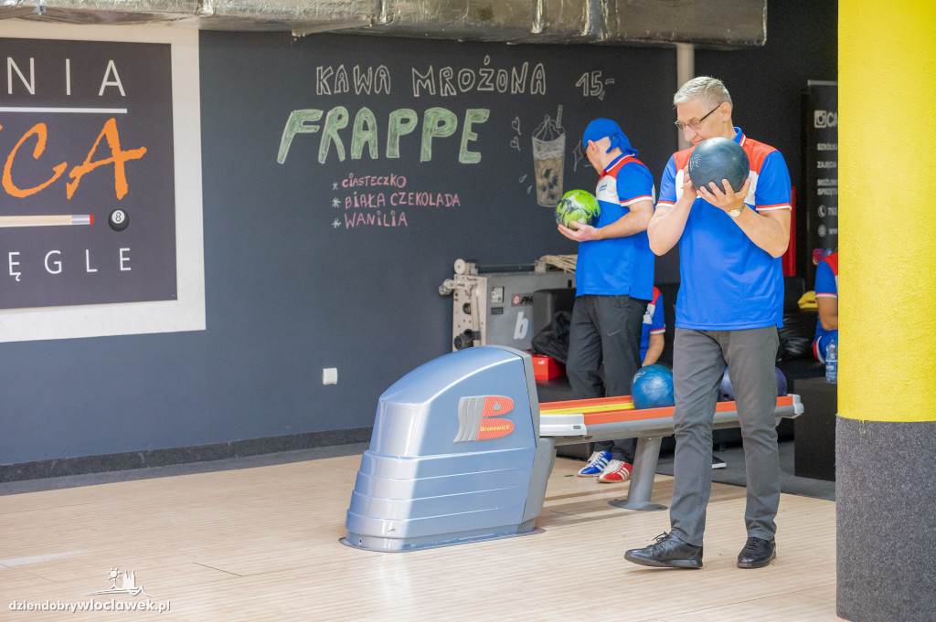 Niewidomi sportowcy we włocławskiej kręgielni
