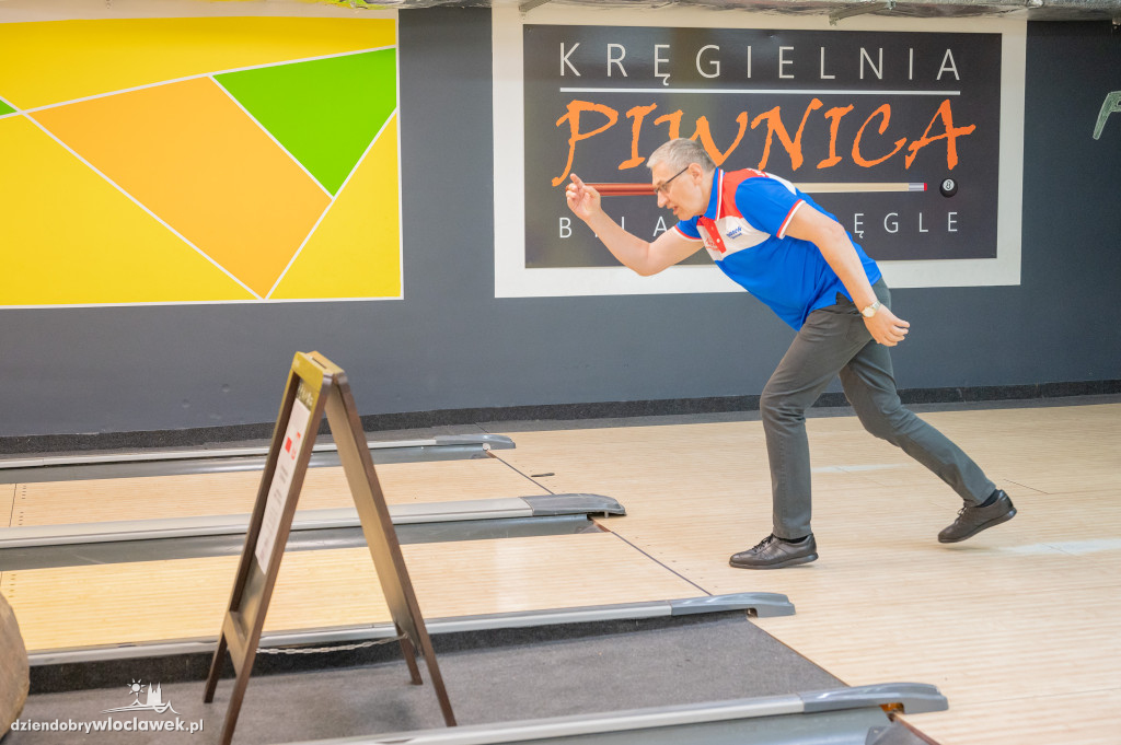 Niewidomi sportowcy we włocławskiej kręgielni
