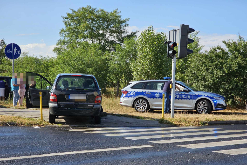 Kolizja na os. Kazimierza Wielkiego