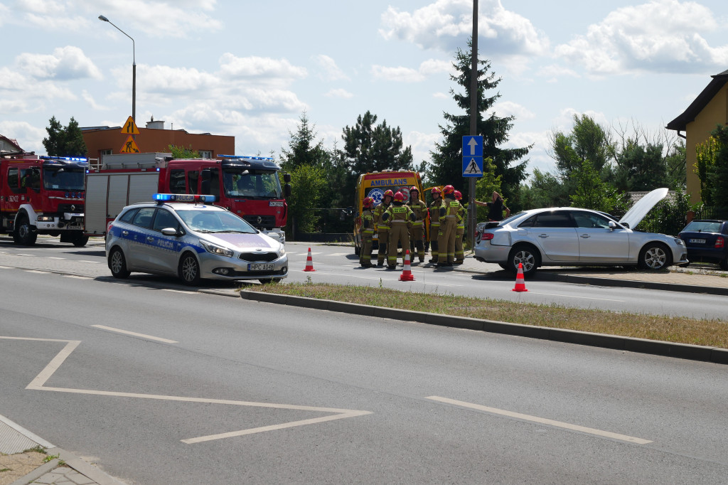 Wypadek na os. Zawiśle