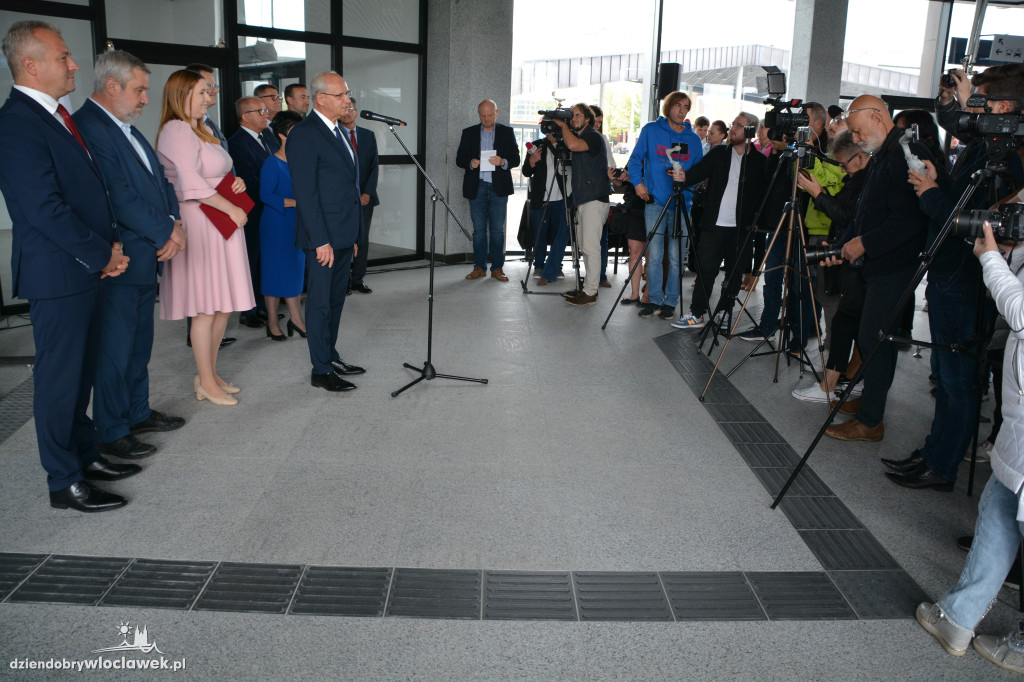 Otwarcie dworca we Włocławku