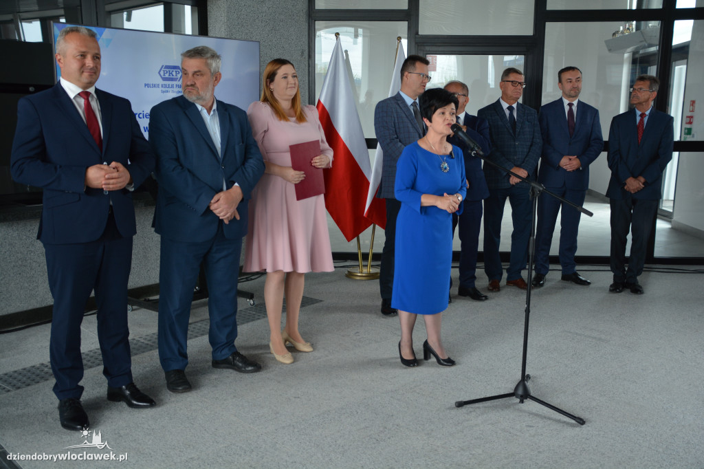 Otwarcie dworca we Włocławku