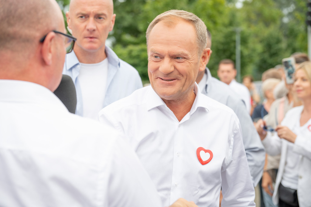 Donald Tusk we Włocławku