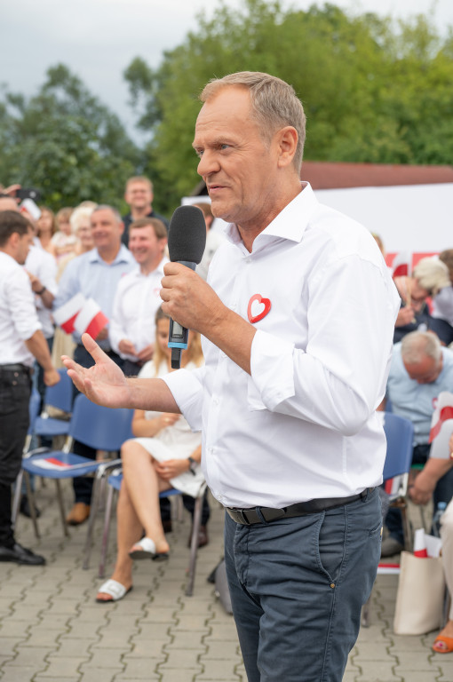 Donald Tusk we Włocławku