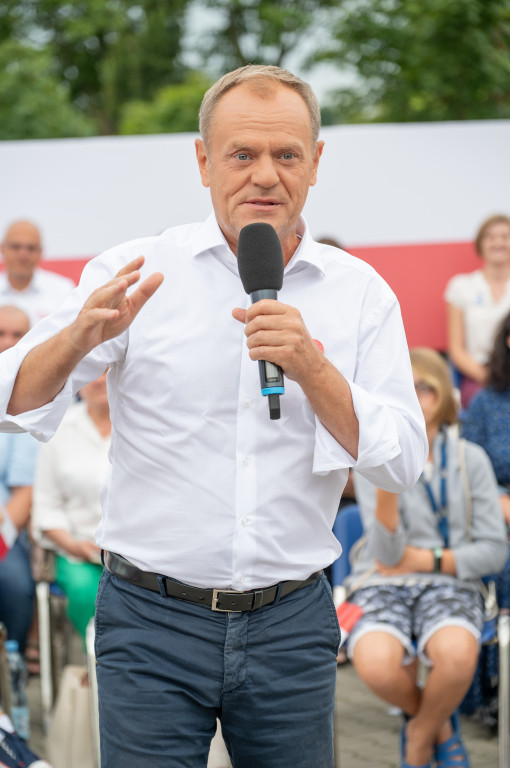 Donald Tusk we Włocławku