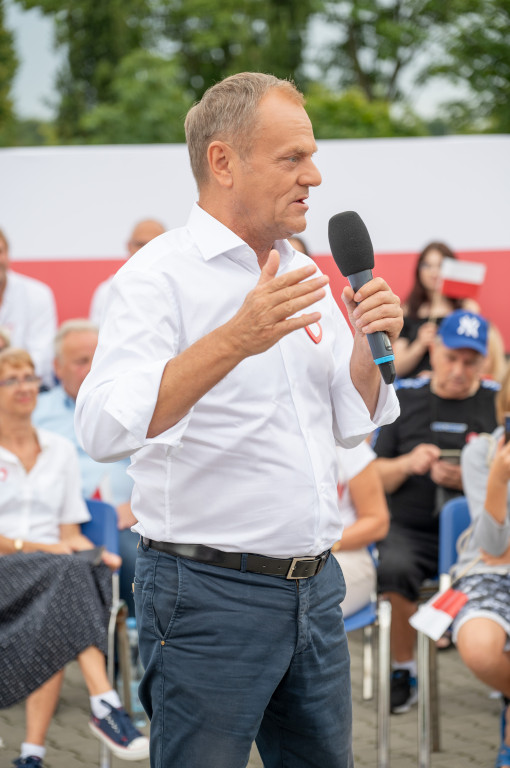 Donald Tusk we Włocławku