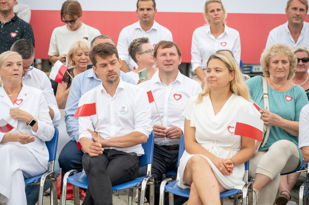 Donald Tusk we Włocławku