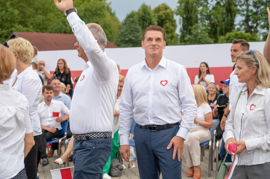 Donald Tusk we Włocławku