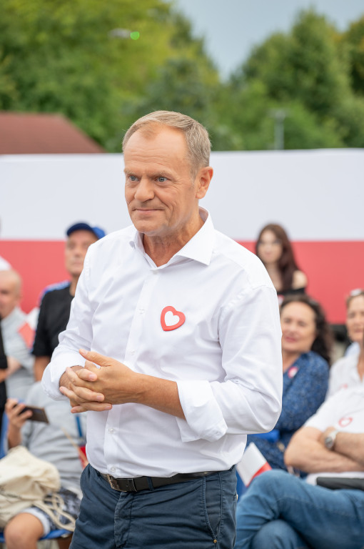 Donald Tusk we Włocławku