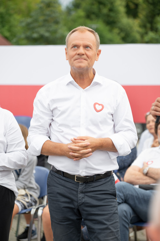 Donald Tusk we Włocławku