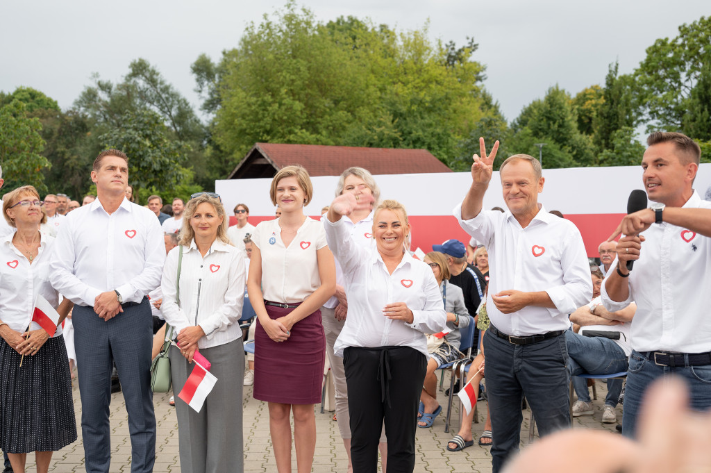 Donald Tusk we Włocławku