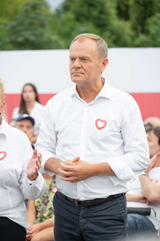 Donald Tusk we Włocławku