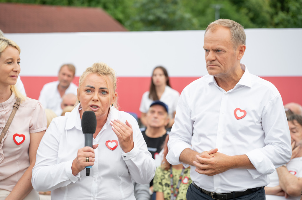Donald Tusk we Włocławku