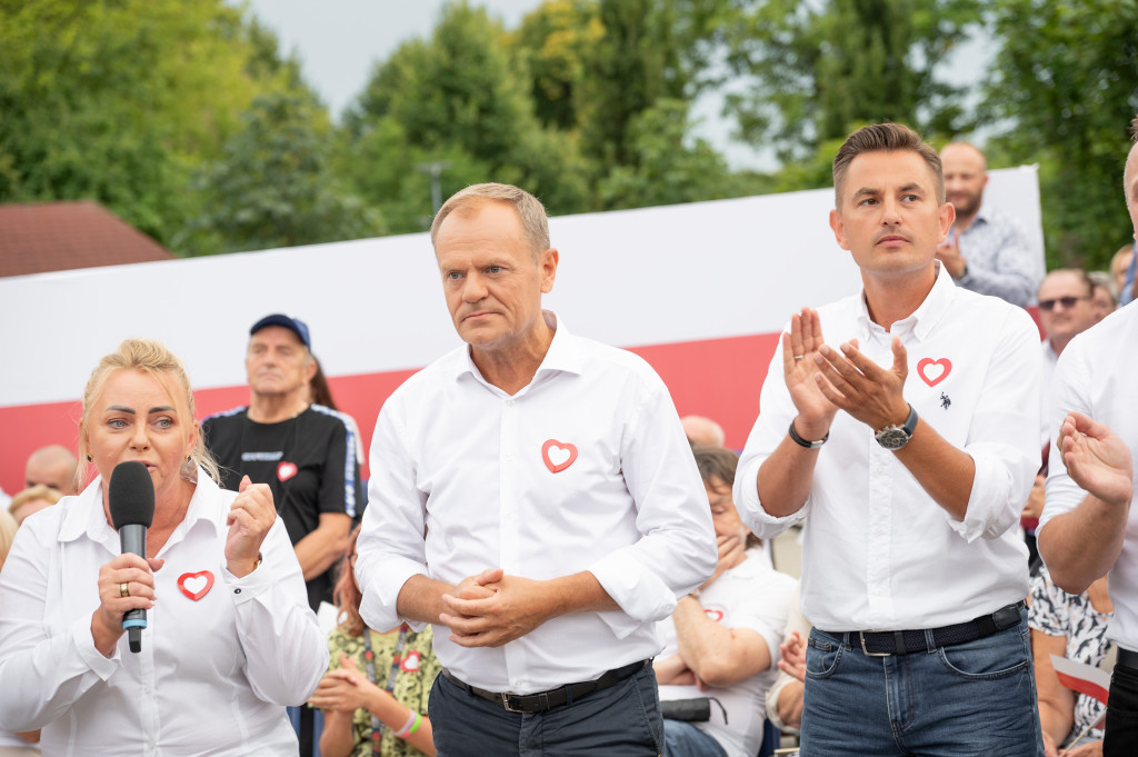 Donald Tusk we Włocławku