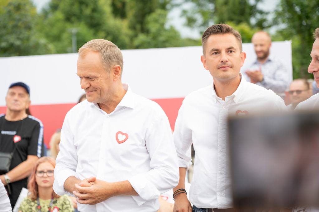 Donald Tusk we Włocławku