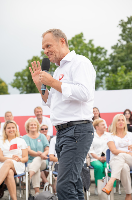 Donald Tusk we Włocławku