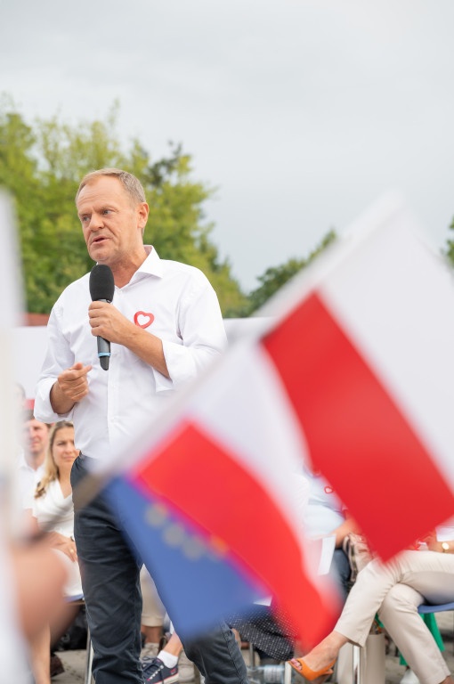 Donald Tusk we Włocławku