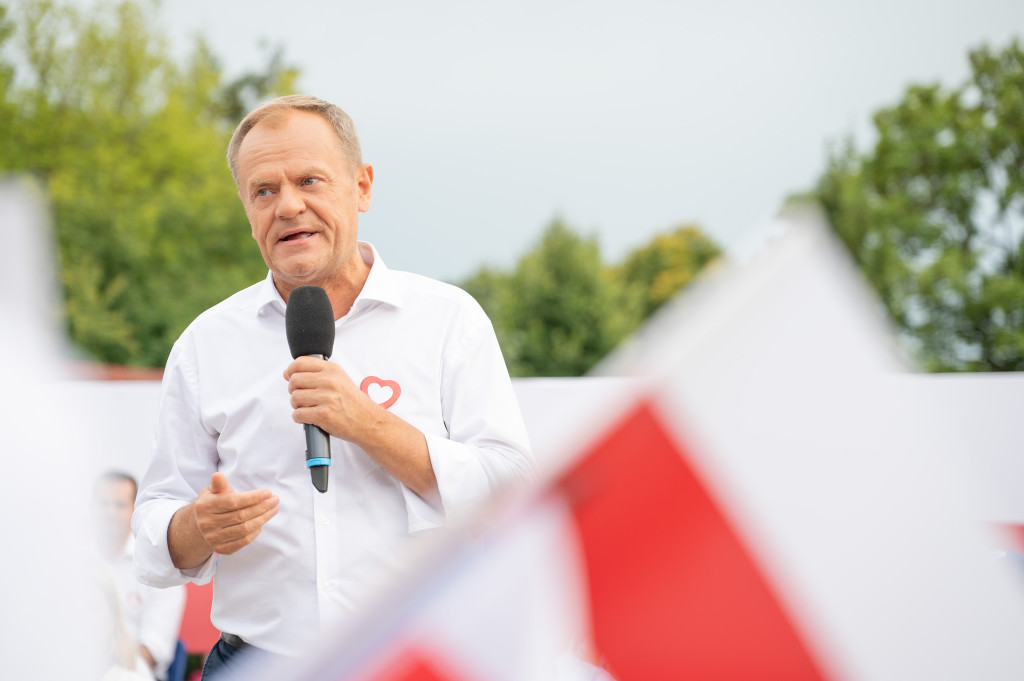 Donald Tusk we Włocławku