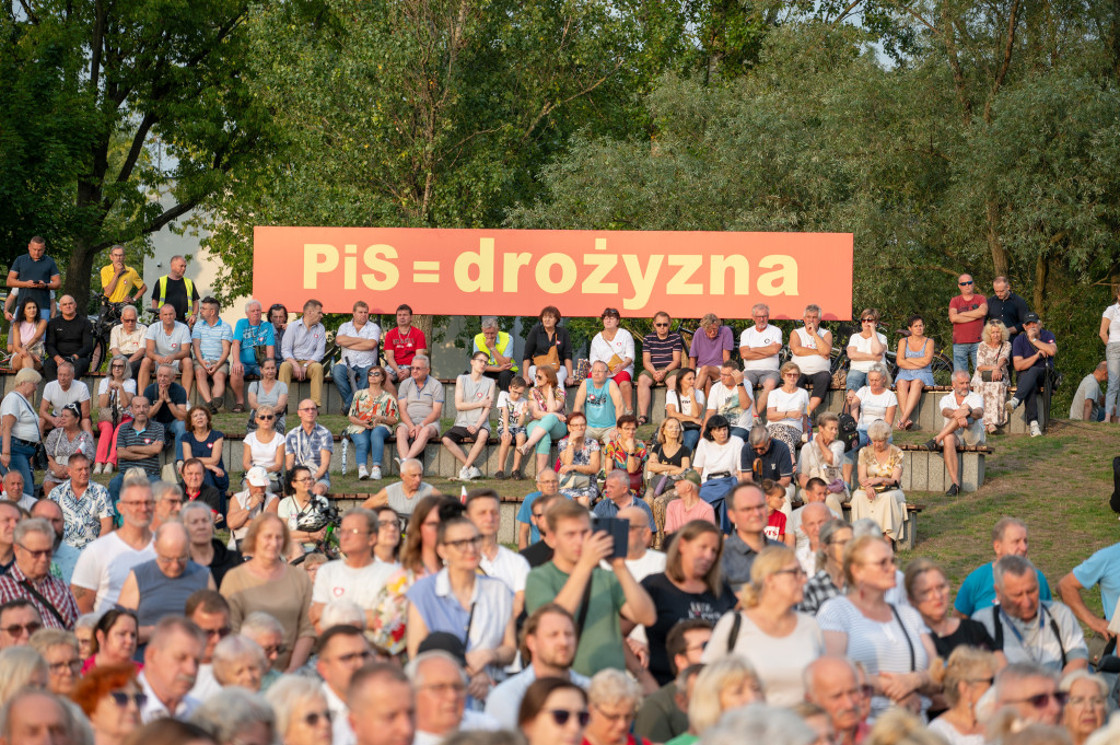 Donald Tusk we Włocławku