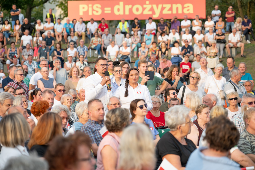 Donald Tusk we Włocławku
