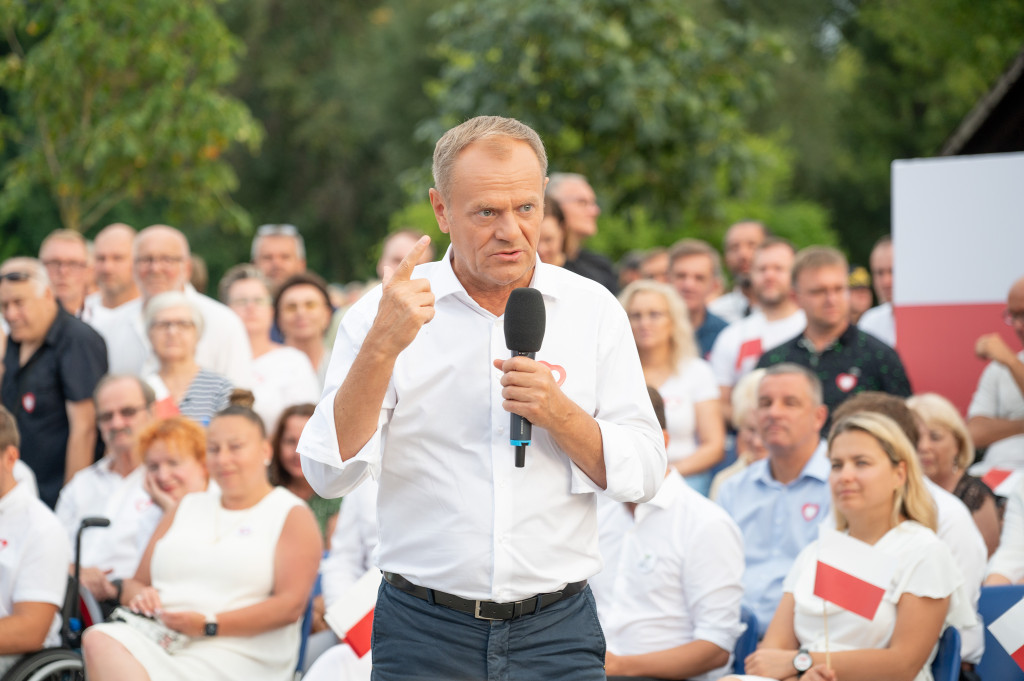 Donald Tusk we Włocławku