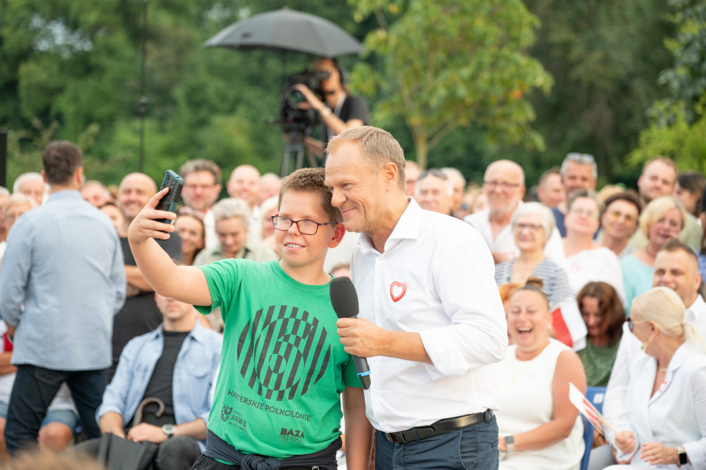 Donald Tusk we Włocławku