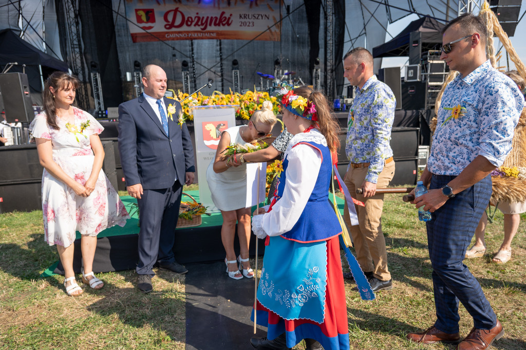 Dożynki gminno-parafialne w Kruszynie