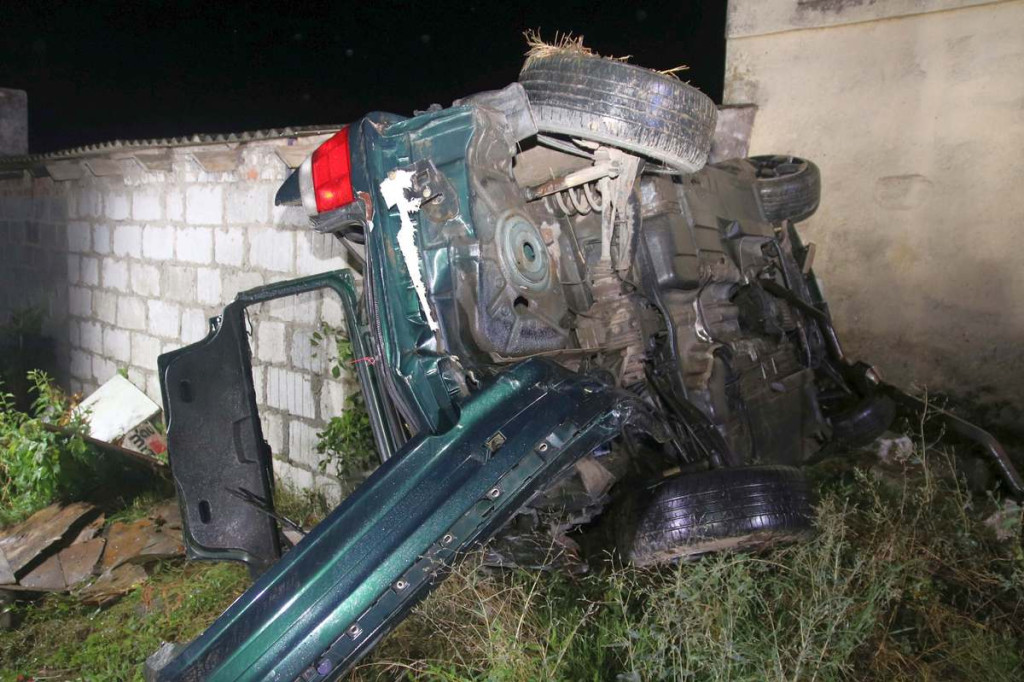 Wypadek w miejscowości Czaminek (gm. Topólka)