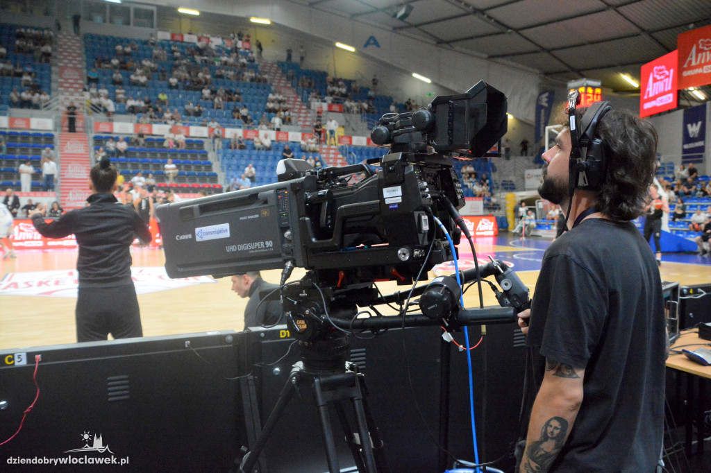 Kibice na meczu Anwil Włocławek vs. VEF Ryga