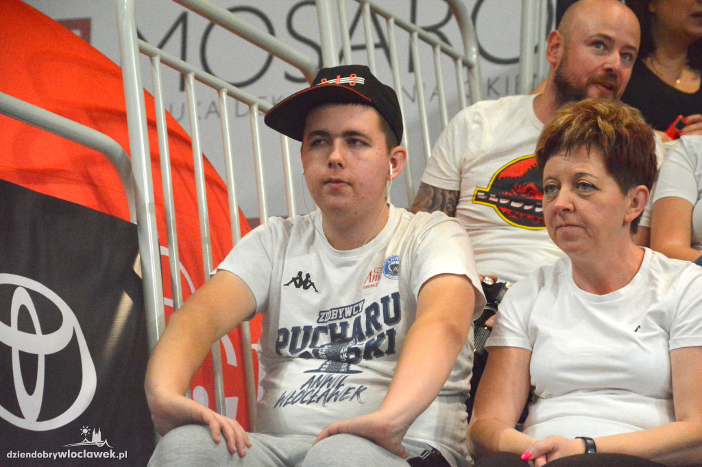 Kibice na meczu Anwil Włocławek vs. VEF Ryga