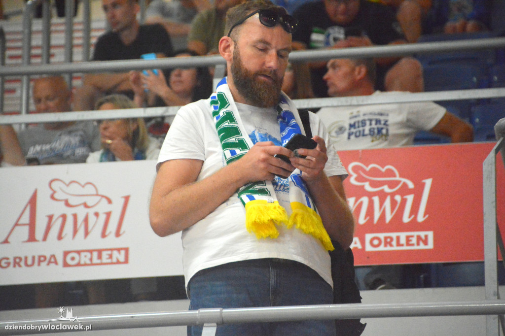 Kibice na meczu Anwil Włocławek vs. VEF Ryga