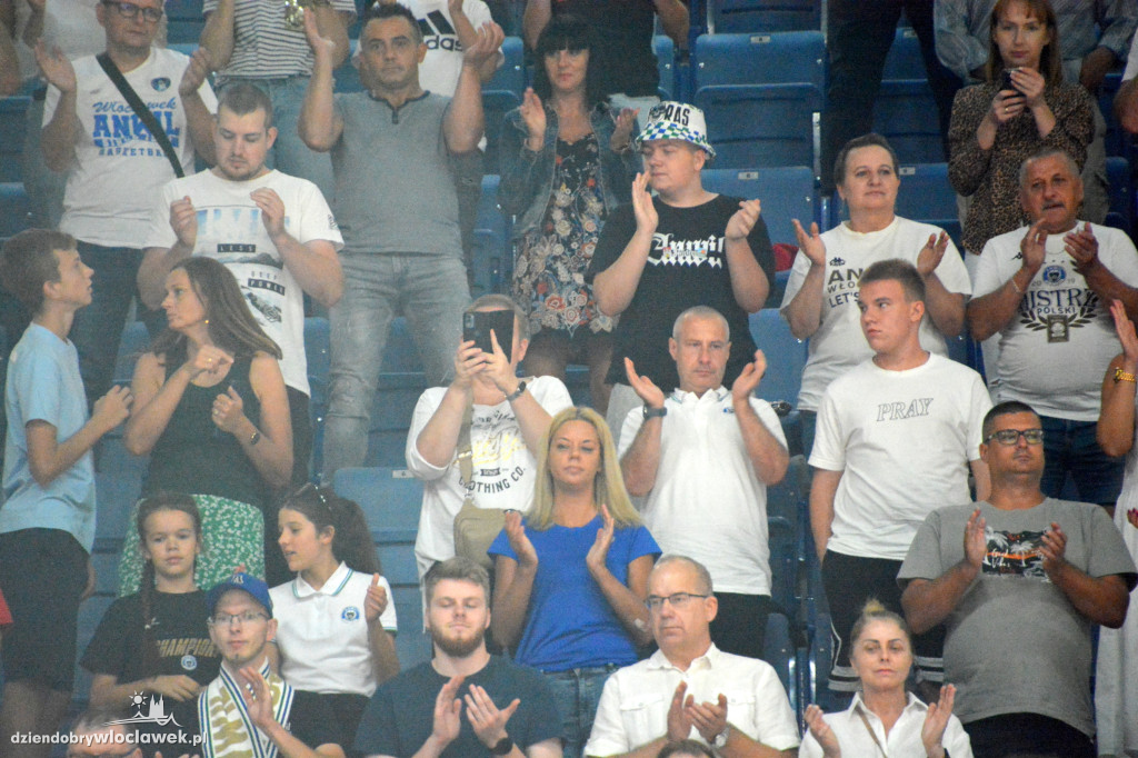Kibice na meczu Anwil Włocławek vs. VEF Ryga