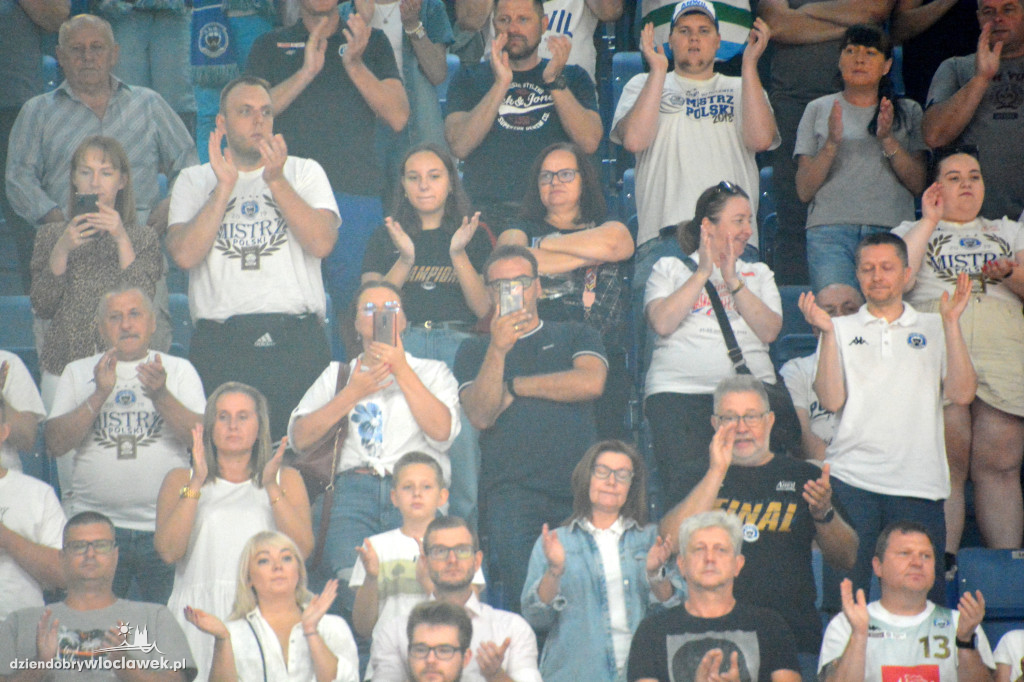 Kibice na meczu Anwil Włocławek vs. VEF Ryga