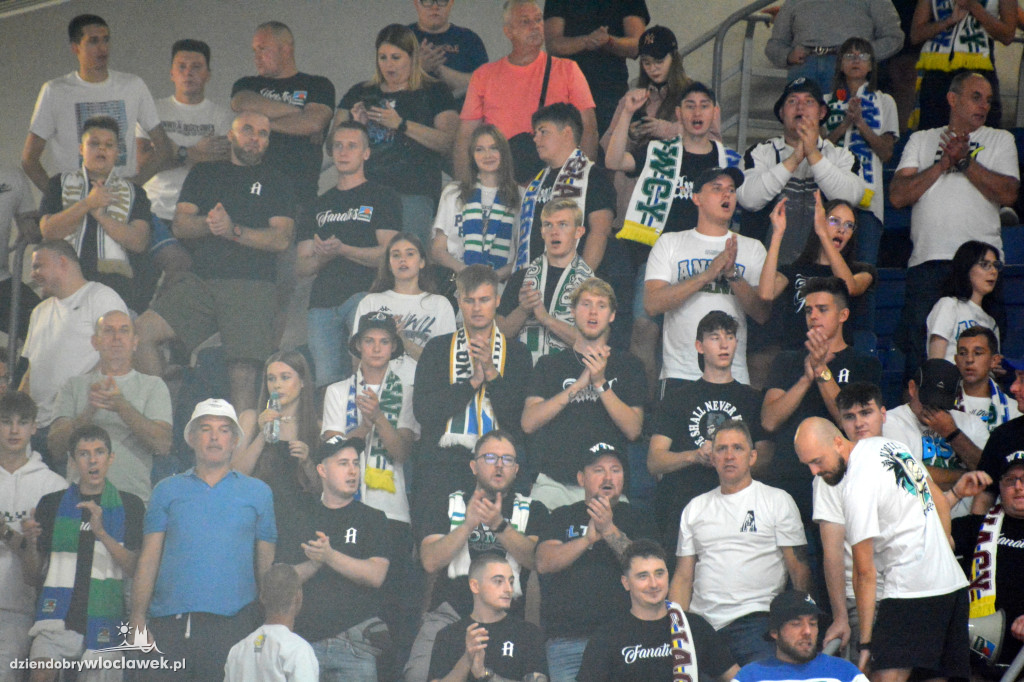 Kibice na meczu Anwil Włocławek vs. VEF Ryga