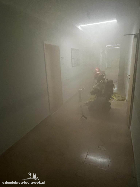 Ćwiczenia straży w Urzędzie Skarbowym