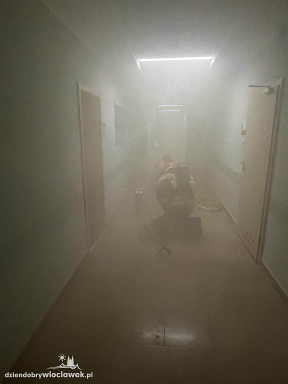 Ćwiczenia straży w Urzędzie Skarbowym