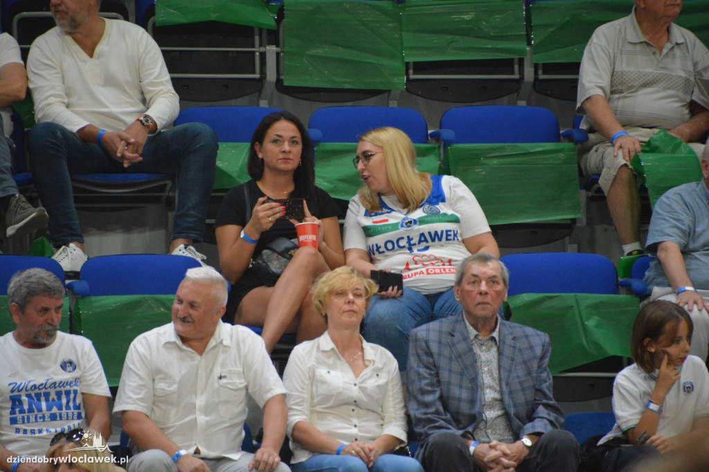 Kibice Anwilu na meczu z Treflem 24.09.2023