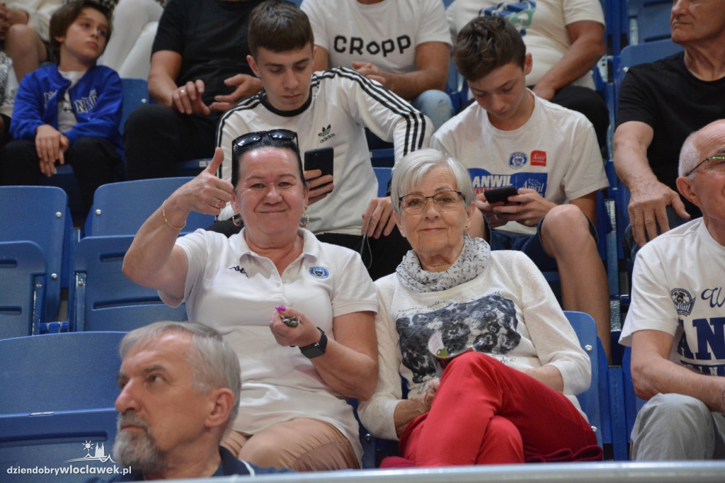 Kibice Anwilu na meczu z Treflem 24.09.2023