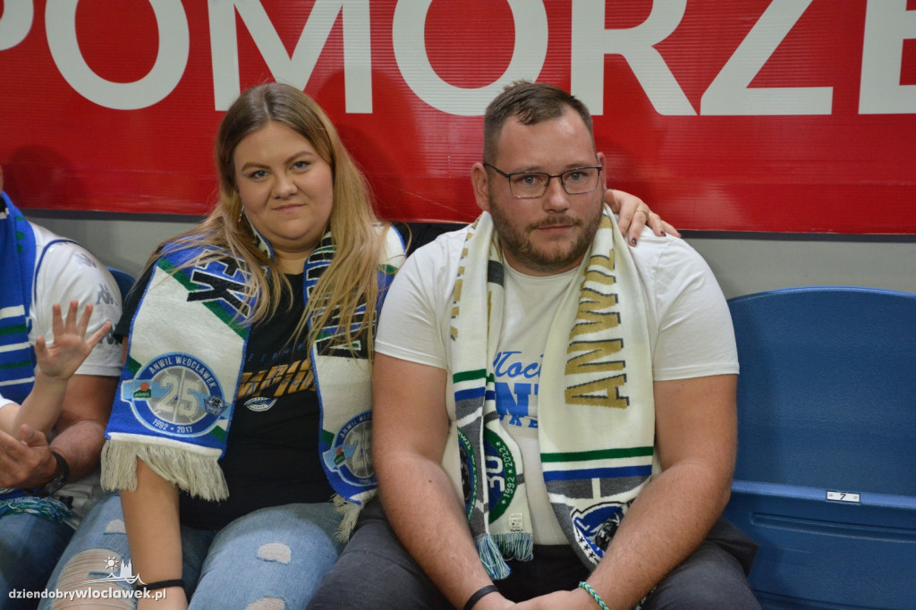 Kibice Anwilu na meczu z Treflem 24.09.2023