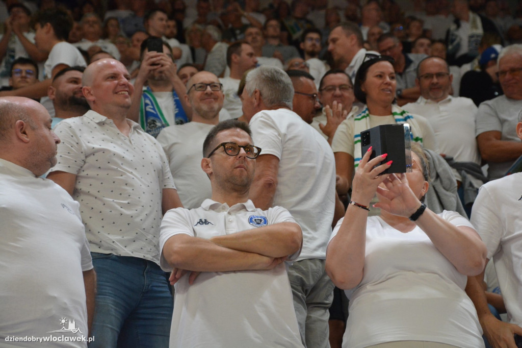 Kibice Anwilu na meczu z Treflem 24.09.2023